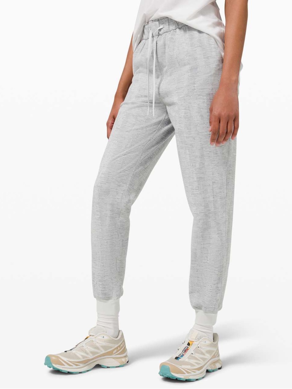 Lululemon Joggers Womens 6 Gray Dance Studio Mid Rise Full Length Tapered Pants